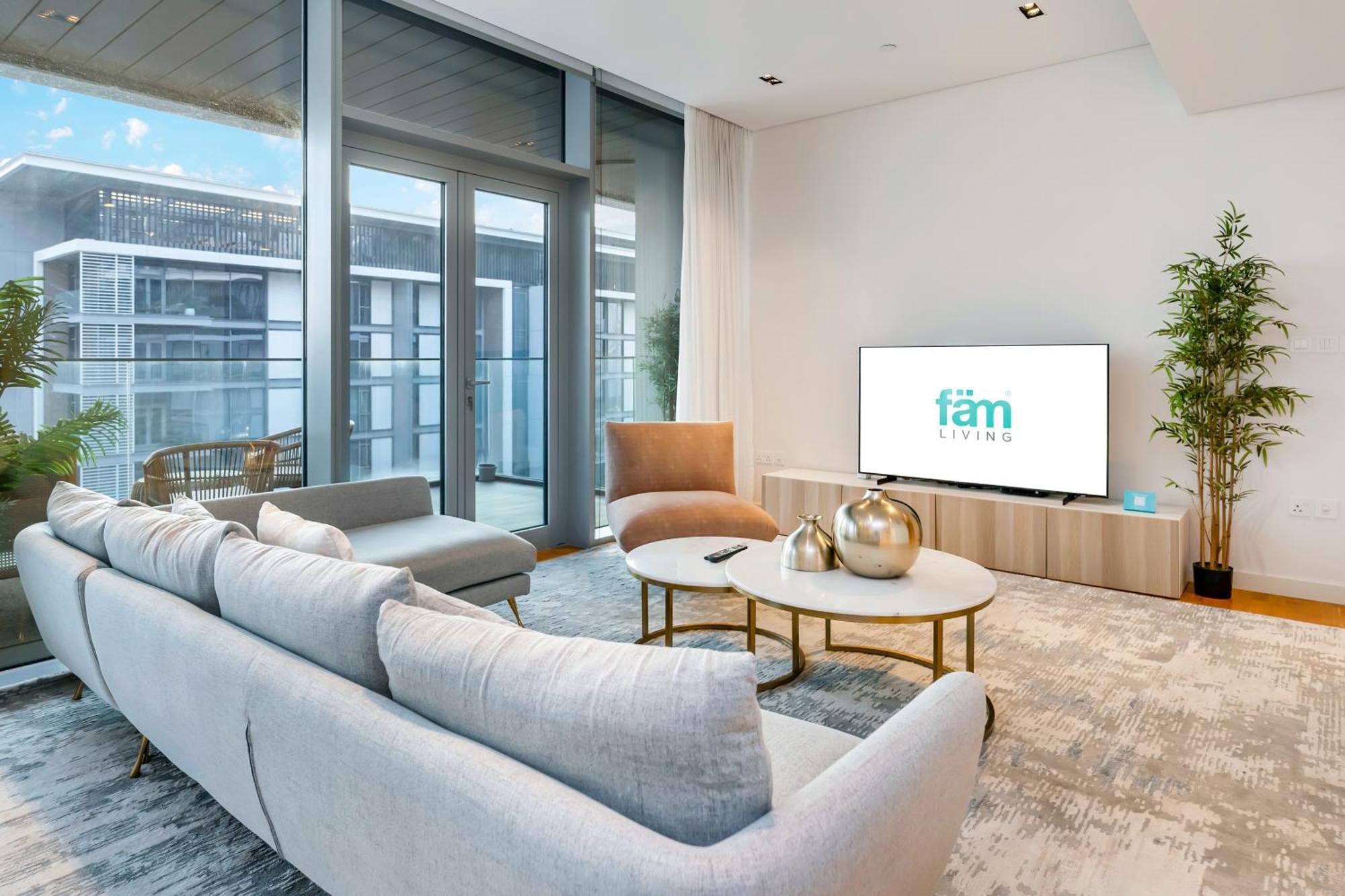 شقة Fam Living Bluewaters - Island Living - Ain Dubai & Sea View المظهر الخارجي الصورة