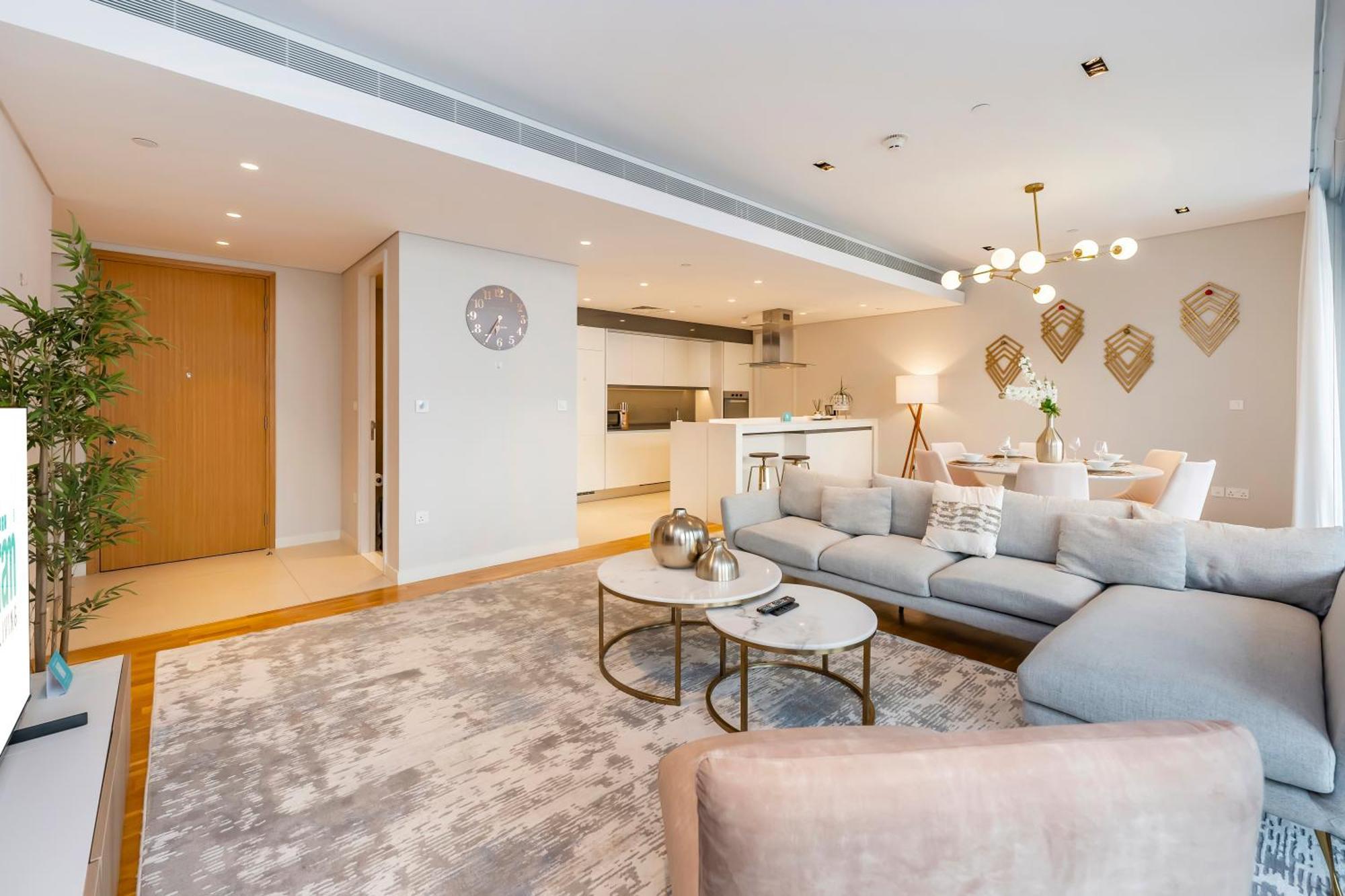 شقة Fam Living Bluewaters - Island Living - Ain Dubai & Sea View المظهر الخارجي الصورة